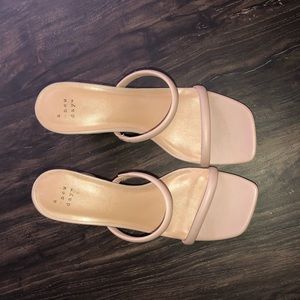 A New Day - nude block heels